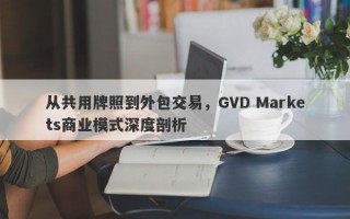 从共用牌照到外包交易，GVD Markets商业模式深度剖析