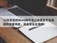 15年历史的Neex如何通过无监管平台加剧投资者风险，资金安全无保障！