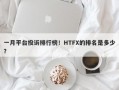 一月平台投诉排行榜！HTFX的排名是多少？