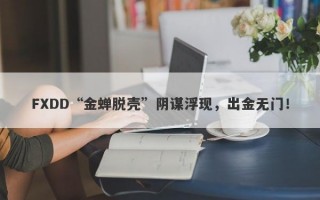 FXDD“金蝉脱壳”阴谋浮现，出金无门！