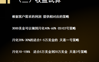 湖南长沙这家“中软量化”是否成为下一个最佳策略？3000美金可以做到月化40%-60%！!