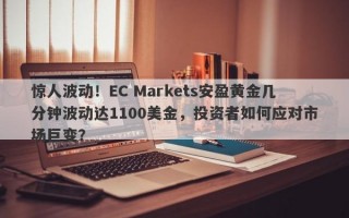 惊人波动！EC Markets安盈黄金几分钟波动达1100美金，投资者如何应对市场巨变？