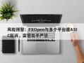 风险预警：FXOpen与多个平台遭ASIC起诉，监管出手严惩