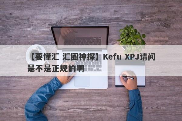 【要懂汇 汇圈神探】Kefu XPJ请问是不是正规的啊
-第1张图片-要懂汇圈网