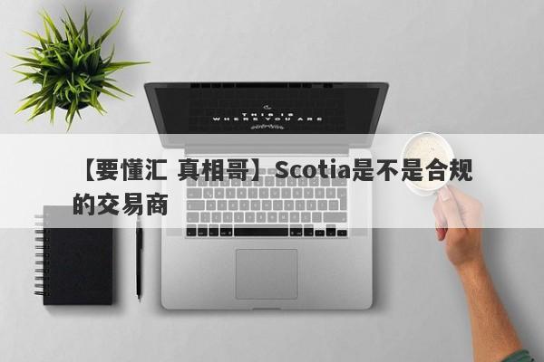 【要懂汇 真相哥】Scotia是不是合规的交易商
-第1张图片-要懂汇圈网