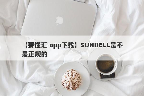 【要懂汇 app下载】SUNDELL是不是正规的
-第1张图片-要懂汇圈网