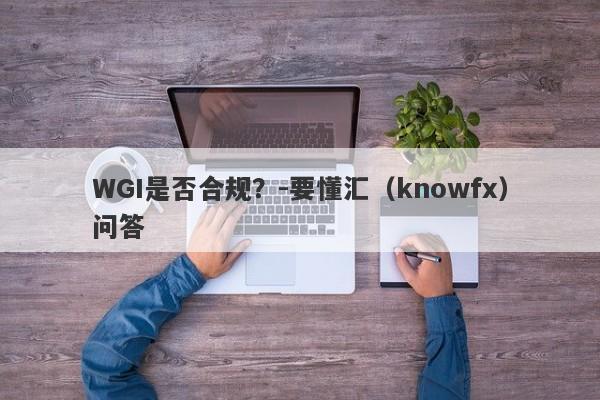 WGI是否合规？-要懂汇（knowfx）问答-第1张图片-要懂汇圈网