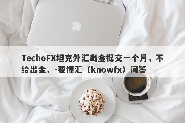 TechoFX坦克外汇出金提交一个月，不给出金。-要懂汇（knowfx）问答-第1张图片-要懂汇圈网