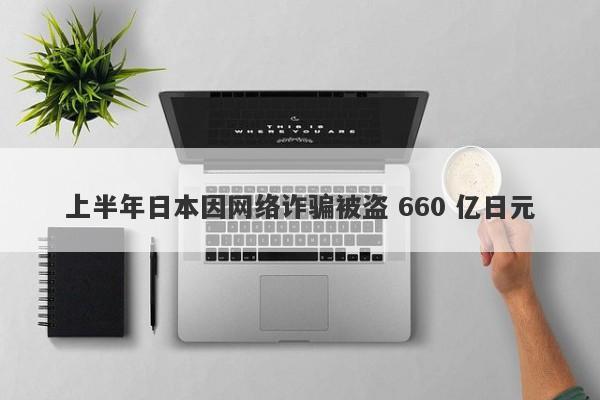 上半年日本因网络诈骗被盗 660 亿日元-第1张图片-要懂汇圈网